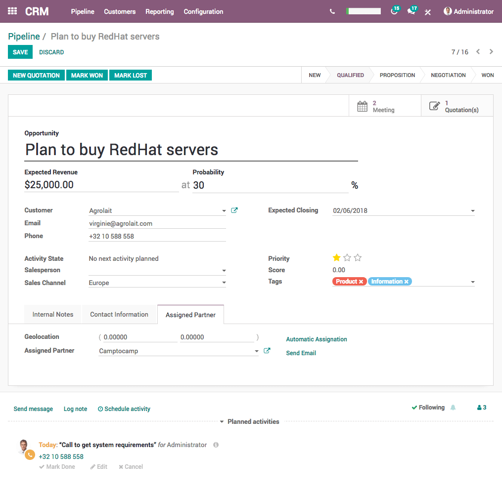 Odoo • Image and Text
